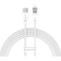 Baseus Explorer Series Fast Charging Cable with Smart Temperature Control 2.4A USB Type-A - Lightning (2 м, белый) Image #1