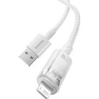 Baseus Explorer Series Fast Charging Cable with Smart Temperature Control 2.4A USB Type-A - Lightning (2 м, белый) Image #6