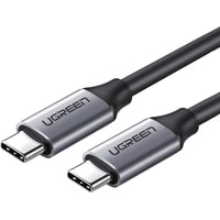 Ugreen US161 50751 USB Type-C - USB Type-C (1.5 м, черный/серый)