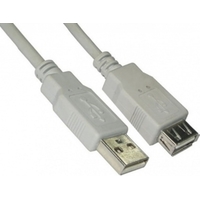 5bites USB Type-A - USB Type-A UC5011-010C (1 м, белый) Image #1