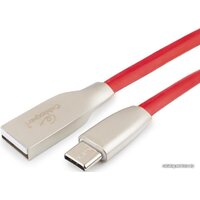 Cablexpert USB Type-A - USB Type-C CC-G-USBC01R-1M (1 м, красный) Image #1
