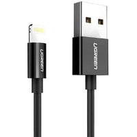 Ugreen US155 80823 USB Type-A - Lightning (2 м, черный)