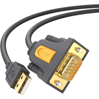 Ugreen CR104 20222 USB-А 2.0 - DB9 RS-232 (2 м)