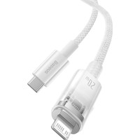 Baseus Explorer Series Fast Charging Cable with Smart Temperature Control 20W USB Type-C - Lightning (2 м, белый) Image #6