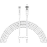 Baseus Explorer Series Fast Charging Cable with Smart Temperature Control 20W USB Type-C - Lightning (2 м, белый) Image #1