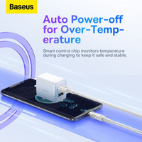 Baseus Explorer Series Fast Charging Cable with Smart Temperature Control 100W USB Type-A - USB Type-C (2 м, белый) Image #13