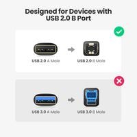 Ugreen US135 USB Type-A - USB Type-B (1 м, черный) Image #7