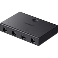 Ugreen Sharing Switch 30346 USB Type-A - 4 x USB Type-B (1.5 м, черный)