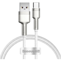 Baseus Cafule Series Metal Data Cable USB Type-A - Type-C 66W CAKF000202 (2 м, белый)