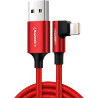 Ugreen US299 60555 USB Type-A - Lightning (1 м, красный)