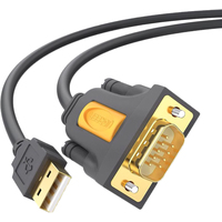 Ugreen CR104 20211 USB-А 2.0 - DB9 RS-232 (1.5 м)