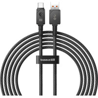 Baseus Unbreakable Series Fast Charging Data Cable 100W USB Type-A - USB Type-C (2 м, черный)