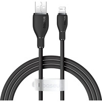 Baseus Pudding Series Fast Charging Cable 2.4A USB Type-A - Lightning (1.2 м, черный)