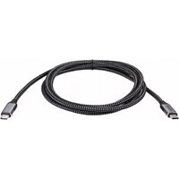 VCOM CU420M-1.8M USB 3.2 Gen2 Type-C - USB 3.2 Gen2 Type-C (1.8 м, черный) Image #1