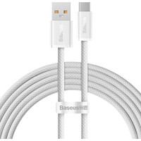 Baseus Dynamic Series Fast Charging Data Cable 100W USB Type-A - USB Type-C (2 м, белый)