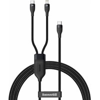 Baseus CA1T2-F01 USB Type-C - USB Type-C - Lightning (1.2 м, черный) Image #2