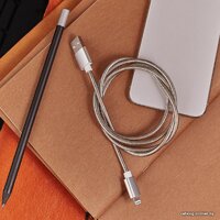 Rexant 18-4247 USB Type-C - Lighting (1 м, серебристый) Image #3