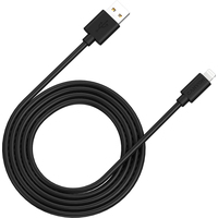 Canyon CNS-MFIC12B USB Type-A - Lightning (2 м, черный)