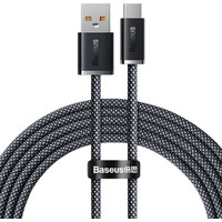 Baseus Dynamic Series Fast Charging Data Cable 100W USB Type-A - USB Type-C (2 м, серый) Image #1