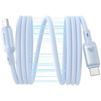 Baseus PicoGo USB Type-C - USB Type-C (1 м, голубой)