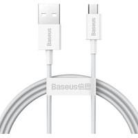 Baseus CAMYS-02 USB Type-A - microUSB (1 м, белый)