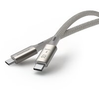 Momax DC31L USB 3.2 Gen 2x2 Type-C - USB 3.2 Gen 2x2 Type-C (1 м, серебристый/серый) Image #1