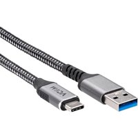 VCOM CU401M-1M USB 3.2 Gen2 Type-A - USB 3.1 Type-C (1 м, черный)