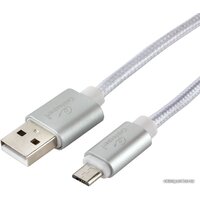 Cablexpert USB Type-A - microUSB CC-U-mUSB02S-1.8M (1.8 м, серебристый)