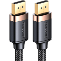 Usams U74 DisplayPort - DisplayPort US-SJ531 (2 м, черный)