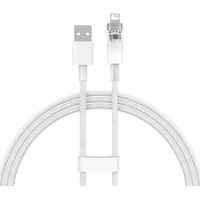 Baseus Explorer Series Fast Charging Cable with Smart Temperature Control 2.4A USB Type-A - Lightning (1 м, белый)