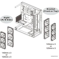 Thermaltake Core P3 TG Pro Snow CA-1G4-00M6WN-09 Image #14