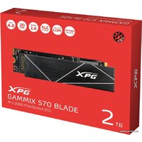 ADATA XPG GAMMIX S70 Blade 2TB AGAMMIXS70B-2T-CS Image #6