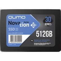 QUMO Novation 3D TLC 512GB Q3DT-512GPGN