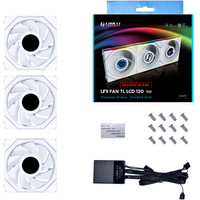 Lian Li Uni Fan TL LCD 120 Triple Pack G99.12TLLCD3W.00 Image #1