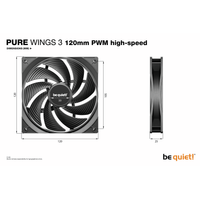 be quiet! Pure Wings 3 120mm PWM high-speed BL106 Image #4