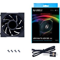 Lian Li Uni Fan TL LCD 120 Reverse G99.12RTLLCD1W.00