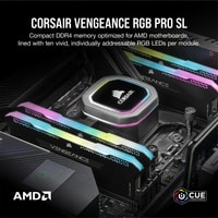 Corsair Vengeance RGB PRO SL 4x8GB DDR4 PC4-25600 CMH32GX4M4E3200C16 Image #4