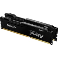 Kingston FURY Beast 2x4GB DDR3 PC3-14900 KF318C10BBK2/8