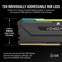 Corsair Vengeance RGB PRO SL 2x8ГБ DDR4 3600 МГц CMH16GX4M2Z3600C18 Image #16