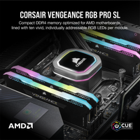 Corsair Vengeance RGB PRO SL 2x8ГБ DDR4 3600 МГц CMH16GX4M2Z3600C18 Image #17