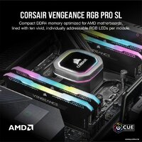 Corsair Vengeance RGB PRO SL 2x8GB DDR4 PC4-25600 CMH16GX4M2Z3200C16 Image #3