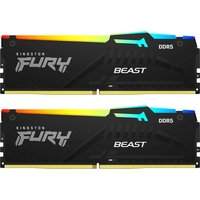 Kingston FURY Beast RGB 2x32ГБ DDR5 6000МГц KF560C40BBAK2-64