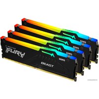 Kingston FURY Beast RGB 4x16ГБ DDR5 5600 МГц KF556C40BBAK4-64 Image #1