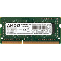 AMD 4GB DDR3 SODIMM 1600 МГц R534G1601S1S-UG