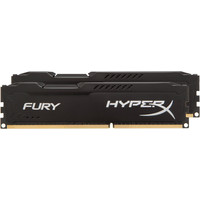 HyperX Fury Black 2x8GB KIT DDR3 PC3-14900 HX318C10FBK2/16