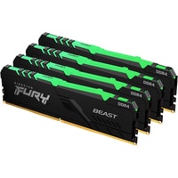 Kingston FURY Beast RGB 4x32GB DDR4 PC4-28800 KF436C18BBAK4/128 Image #1