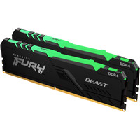 Kingston FURY Beast RGB 2x8ГБ DDR4 3733 МГц KF437C19BB2AK2/16