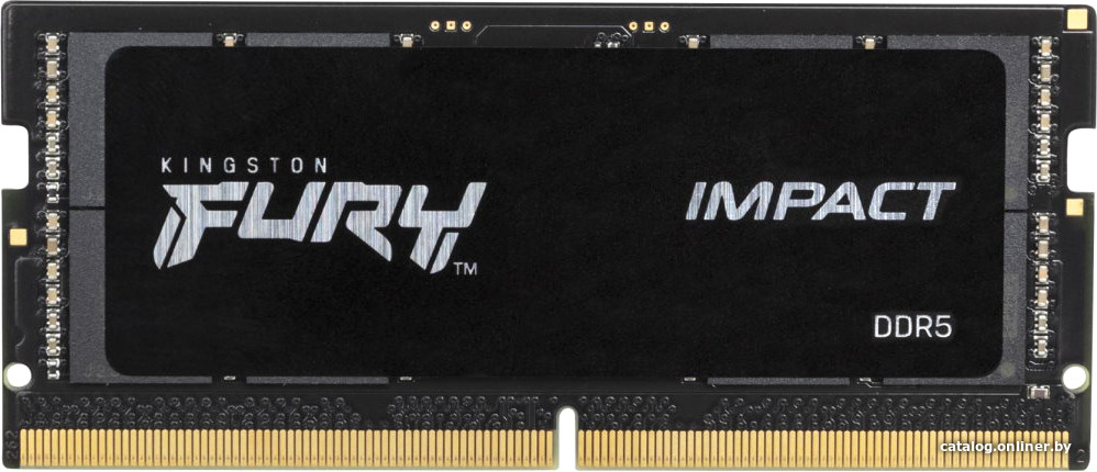 Kingston FURY Impact 16ГБ DDR5 SODIMM 6400 МГц KF564S38IB-16 Image #1