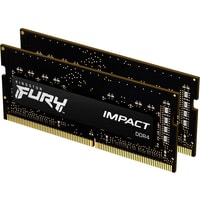 Kingston FURY Impact 2x8GB DDR4 SODIMM PC4-25600 KF432S20IBK2/16 Image #1