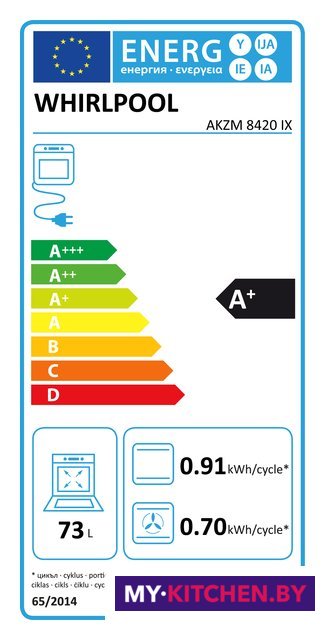 Духовой шкаф whirlpool akzm 8420 nb